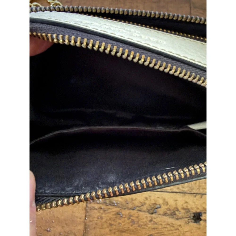 Marc Jacobs The Snapshot Bag Women's Small Black Leather Crossbody Glitter Strap